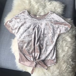 Velvet top